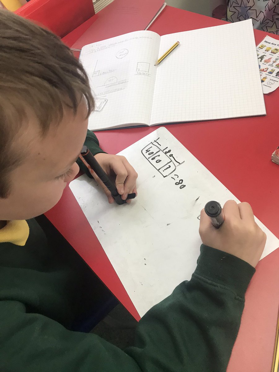 firsprimarysale's tweet photo. #Year6KP today we have been using #barmodels to help us solve missing angle problems! Check out how we use them... #maths #bars #visualrepresentations https://t.co/fjSPtBhpaJ