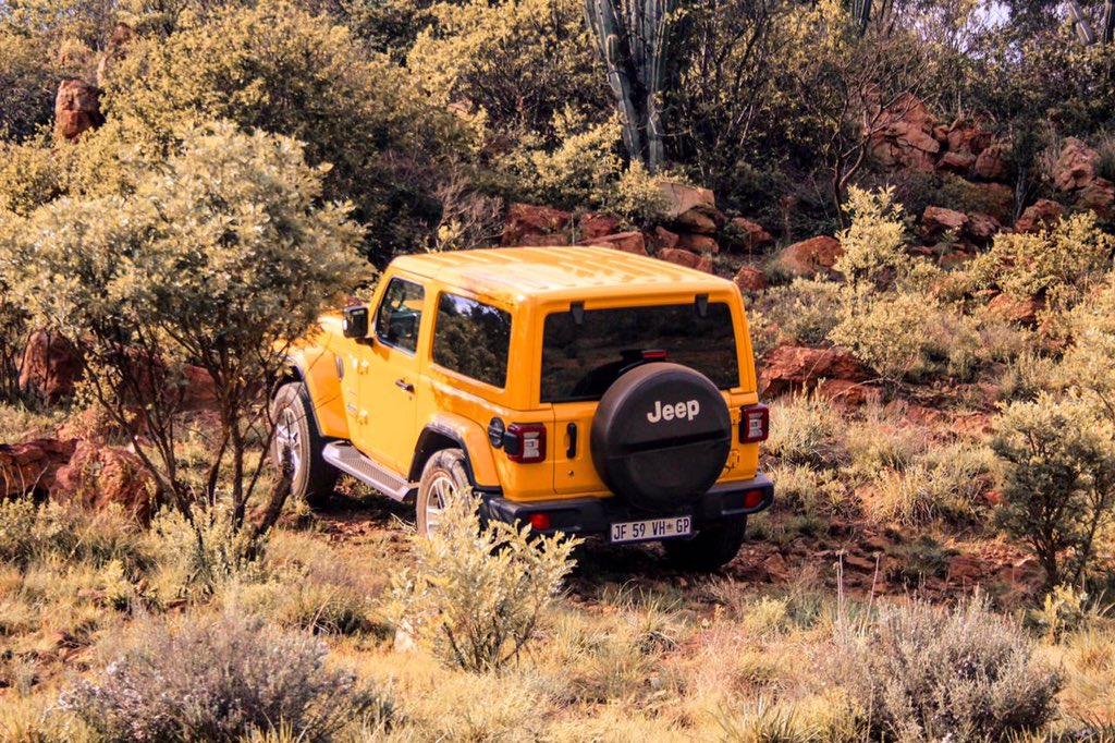 Whipdt's tweet photo. We recently had the @Jeep_SA Wrangler Sahara on test, the 2 door adventurer provides a host of enhancements, a smoother ride and more tech with a price tag starting at R849 900. Let’s see what this popular off-roader has in store https://t.co/tzNBi9ii3Y