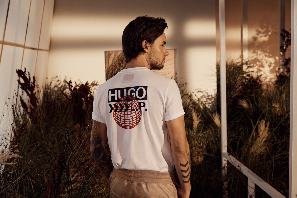 LiamPayne's tweet photo. I loved working on this capsule with #HUGO, it looks great and at the same time is highlighting the important work that @CmiA_AbTF does. Thanks again to Marina Testino for joining me on this shoot 🙏🏼 https://t.co/zcBy0t0ugE #HUGOxLiamPayne https://t.co/bJiw7LT9p9
