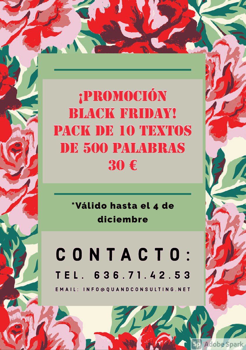 EstrellaBrilloR's tweet photo. ¿Necesitáis textos para vuestro blog o sitio web? A vuestra disposición #redactora #redacciones #redactor #textos #textosweb #blogger #ghostwriter #artículos #BLACKFRIDAY #BlackFriday2020 https://t.co/N9eDM2sVmB