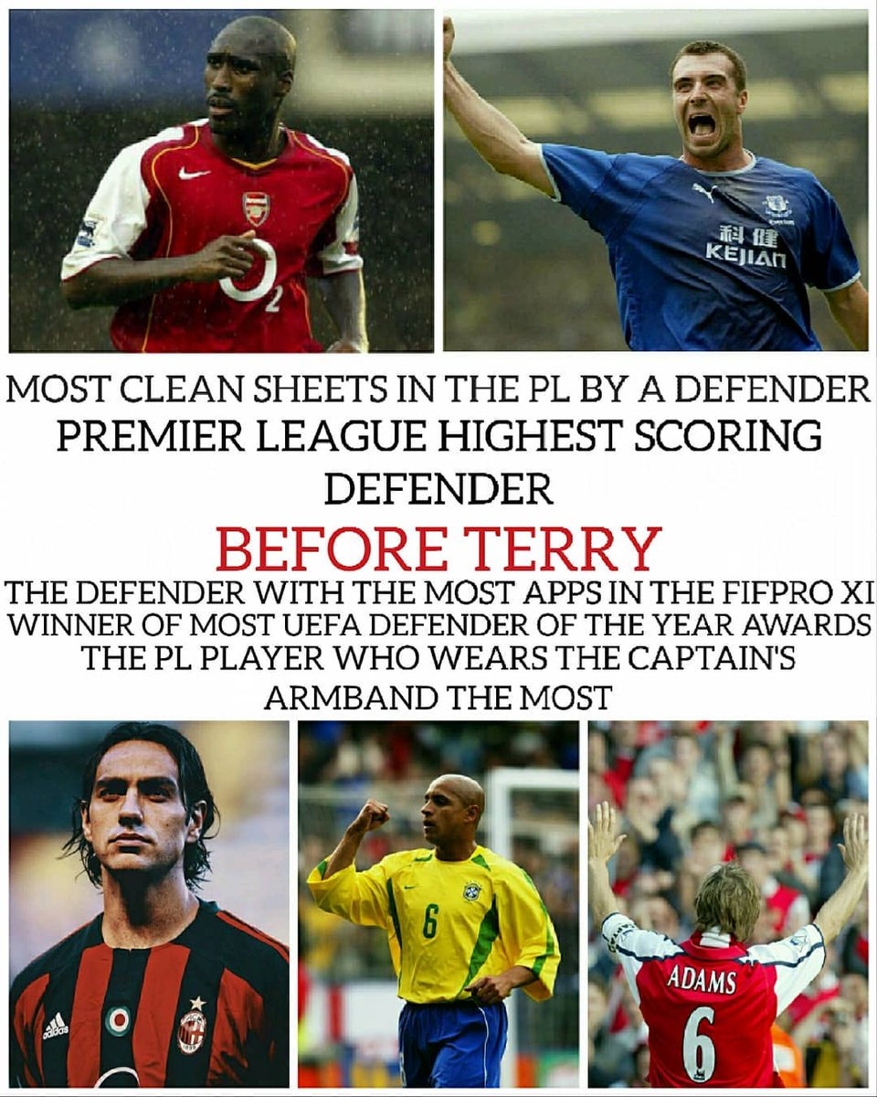 Messi and Ronaldo played 23 matches against John Terry (R:15, M:8) they scored only 1 goal in total..  worst performance against a defender