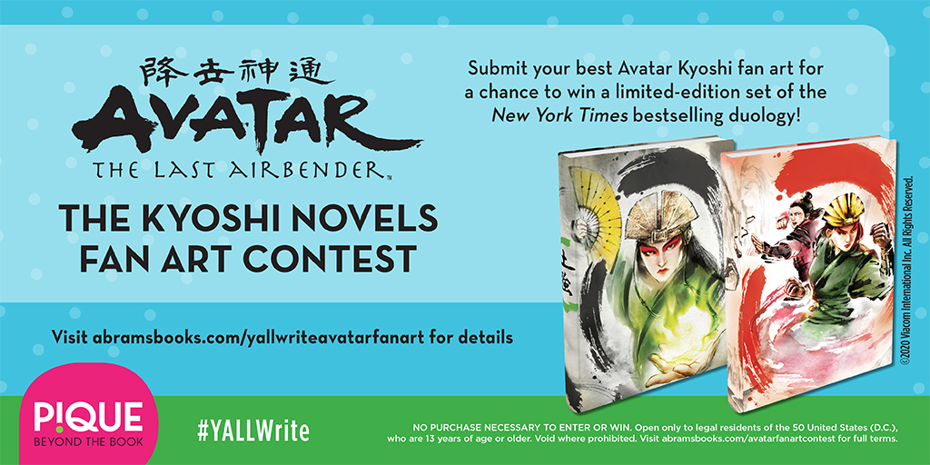 PiqueBeyond's tweet photo. .@YALLFest might be over, but you can still submit your best Avatar Kyoshi fan art for a chance to win a deluxe edition of the #KyoshiNovels from @yeebookauthor! Full details: https://t.co/3AXVeuN8nU #YALLWrite #AvatarTheLastAirbender https://t.co/jCCthUMapq