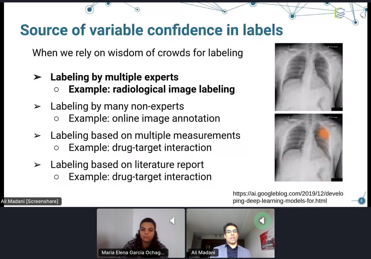 TMLS_TO's tweet image. Thank you to Ali Madani, Leader of Machine Learning at 
@Cyclica for speaking today at #TMLS2020!

Ali spoke about &quot;Deep Learning Across Label Confidence Distribution via Transfer Learning&quot;.