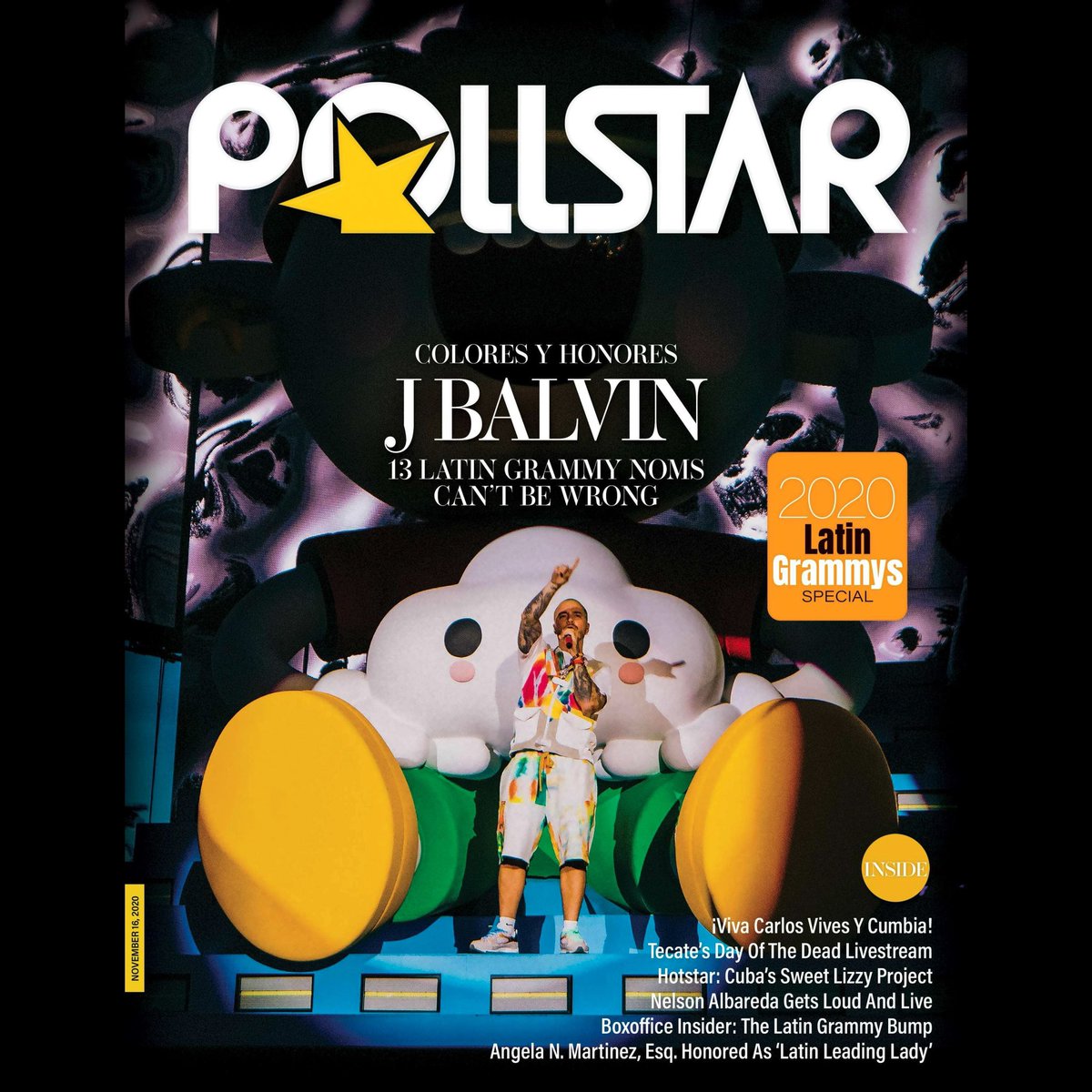 Don’t miss the latest from @Pollstar featuring @JBALVIN on the cover and an in-depth interview with our CEO #NelsonAlbareda on our role in bringing to life his iconic partnership with @McDonalds, pivoting in the times of #COVID and the bright future ahead. bit.ly/2Hf0lyr