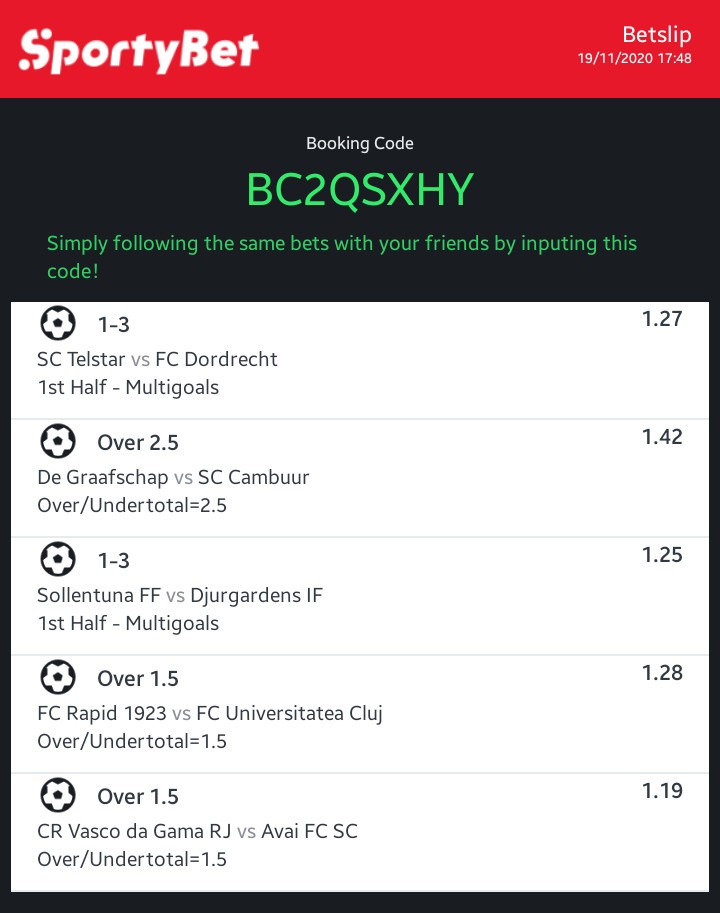 MatrixBet007's tweet photo. #SafeOdds

3+ Odds

Sportybet code: BC2QSXHY

Stake wisely 🔞 https://t.co/gaHoUavLl6