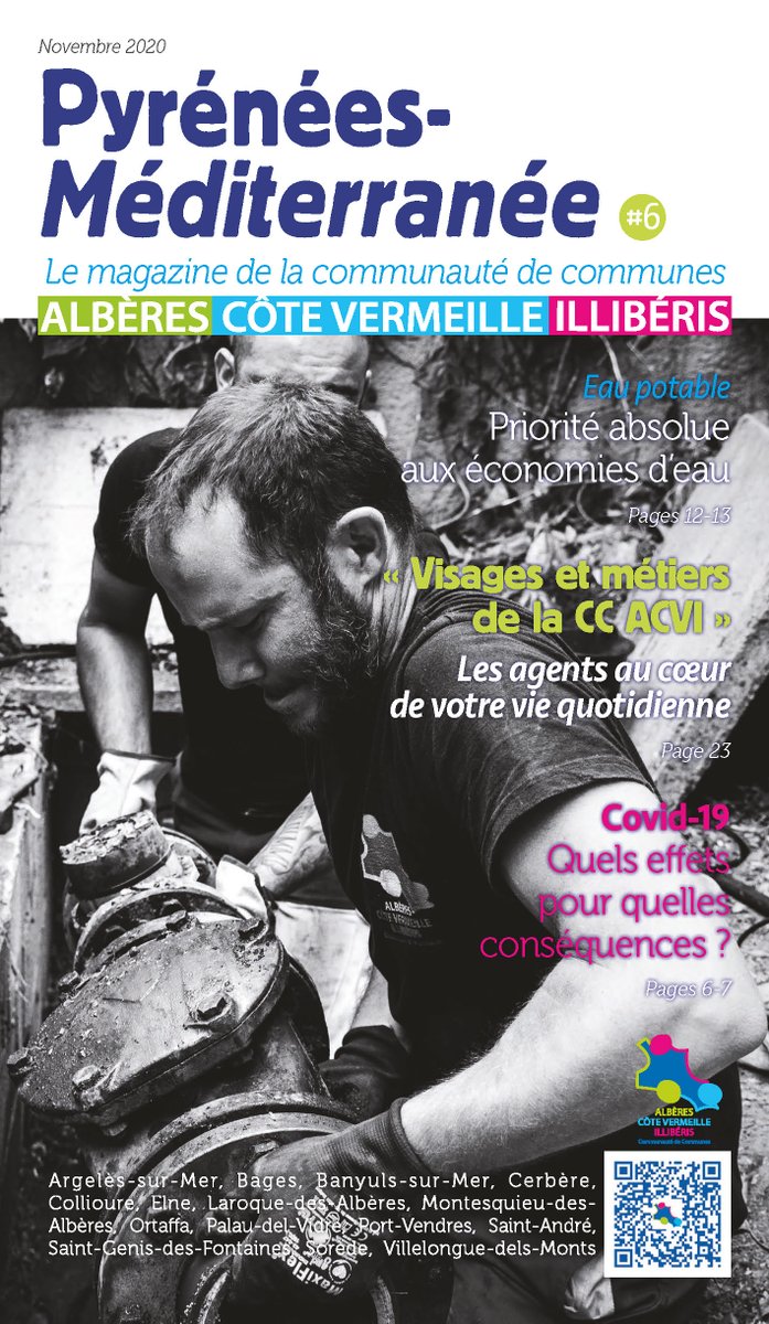 cc_acvi's tweet photo. #Information.  Le nouveau numéro de Pays Méditerranée, le MAGAZINE de la communauté de communes 
Il est consultable en ligne https://t.co/6DwIPvh0Ut
A partir de début décembre, la publication sera disponible en format papier dans les quinze communes du territoire. https://t.co/4Vh0P1hLc5
