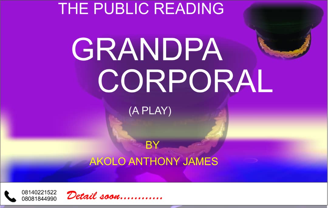 Join me for a stage play reading on #policebrutality, with focus on sexual assault. Also, we will be having a post performance discussion on how to reach youths at the grassroot and counter negative narratives on #endsars