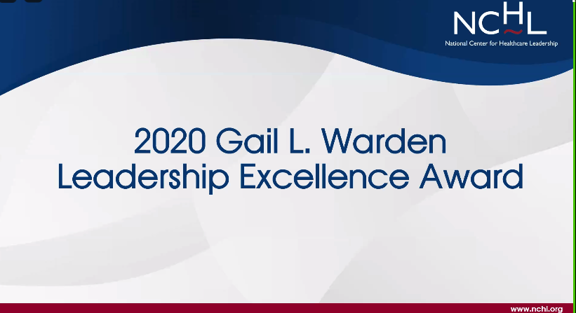 The 2020 Gail L. Warden Leadership Excellence Award is starting right now! #hcic2020