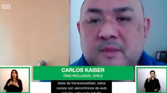 ZeroProjectLat's tweet photo. #CarlosKaiser, @ONGinclusiva: "Sin educación inclusiva, no hay educación. Ser libres u oprimidos pasa directamente por la posibilidad de educarse. En gestión del riesgo, esto se traduce en supervivencia, calidad de vida y extensión de esta". #ZeroCon20 https://t.co/mfNZJlHlec