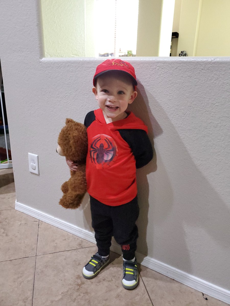 Novalex's tweet photo. My bubba was ready for the day, he said, "Bye Bye, Shoe Shoooe" in his cute little baby voice lol https://t.co/zCj0rV3VU7