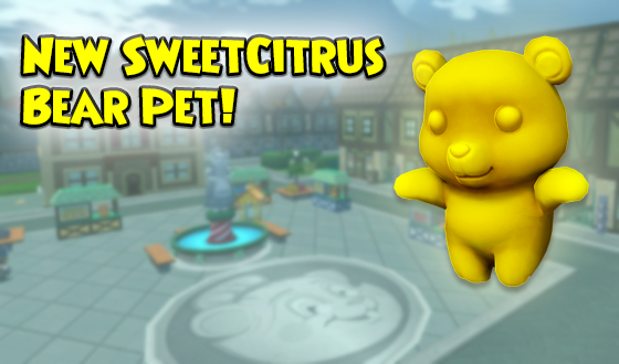 Wizard101's tweet photo. Sweet ... or sour? 🍬🐻

Indulge in adventure with the new SweetCitrus Bear Pet, now available in the Crown Shop! Don’t be fooled by this creature’s sweet and colorful demeanor, its claws are ready to come out at a moment’s notice! #Wizard101 https://t.co/T941J0SEN3
