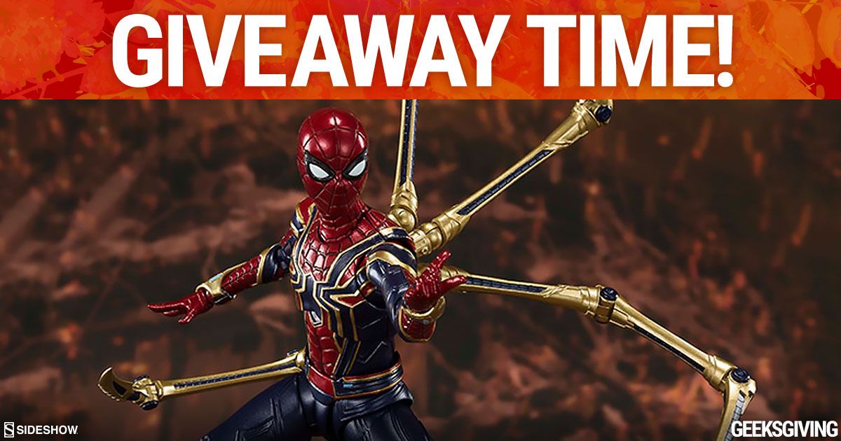 NewAtSideshow's tweet photo. Our #GIVEAWAY senses are tingling! For a chance to win the Iron Spider Figure by @BandaiAmerica...

1. LIKE &amp; RETWEET
2. FOLLOW us, @newatsideshow

Learn more about the prize: https://t.co/1DDgrdRClD
Terms &amp; Conditions: https://t.co/DNkmEQHYqT
US residents only! Ends 11/22! https://t.co/kqsZrhMQvx