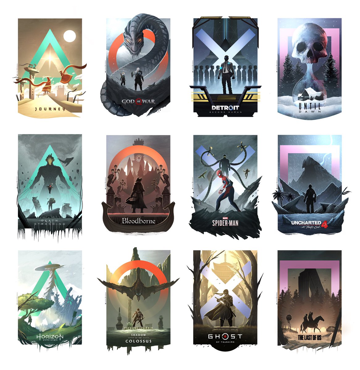 Ali Qaiser A Personal Project I Started 12 Days Before Ps5 Global Launch Today For My Favorite Ps4 Exclusives I Wanted To Highlight The Playstation Symbols While Having A Consistent Ali Qaiser A Personal Project I Started 12 Days Before Ps5 Global Launch Today For My Favorite Ps4 Exclusives I Wanted To Highlight The Playstation Symbols While Having A Consistent