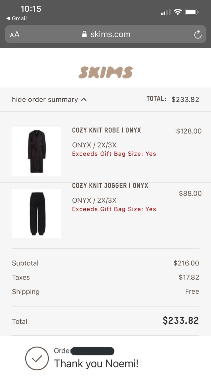 finally completed my cozy set @skims @KimKardashian 🖤 https://t.co/O1PatNc9eu