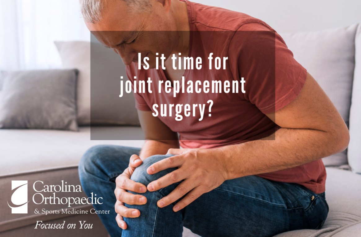 Carolina_Ortho's tweet photo. EXPERIENCING JOINT PAIN? | Visit our Facebook page to find out if you’re ready for joint replacement surgery! https://t.co/kbOHXd0VGC