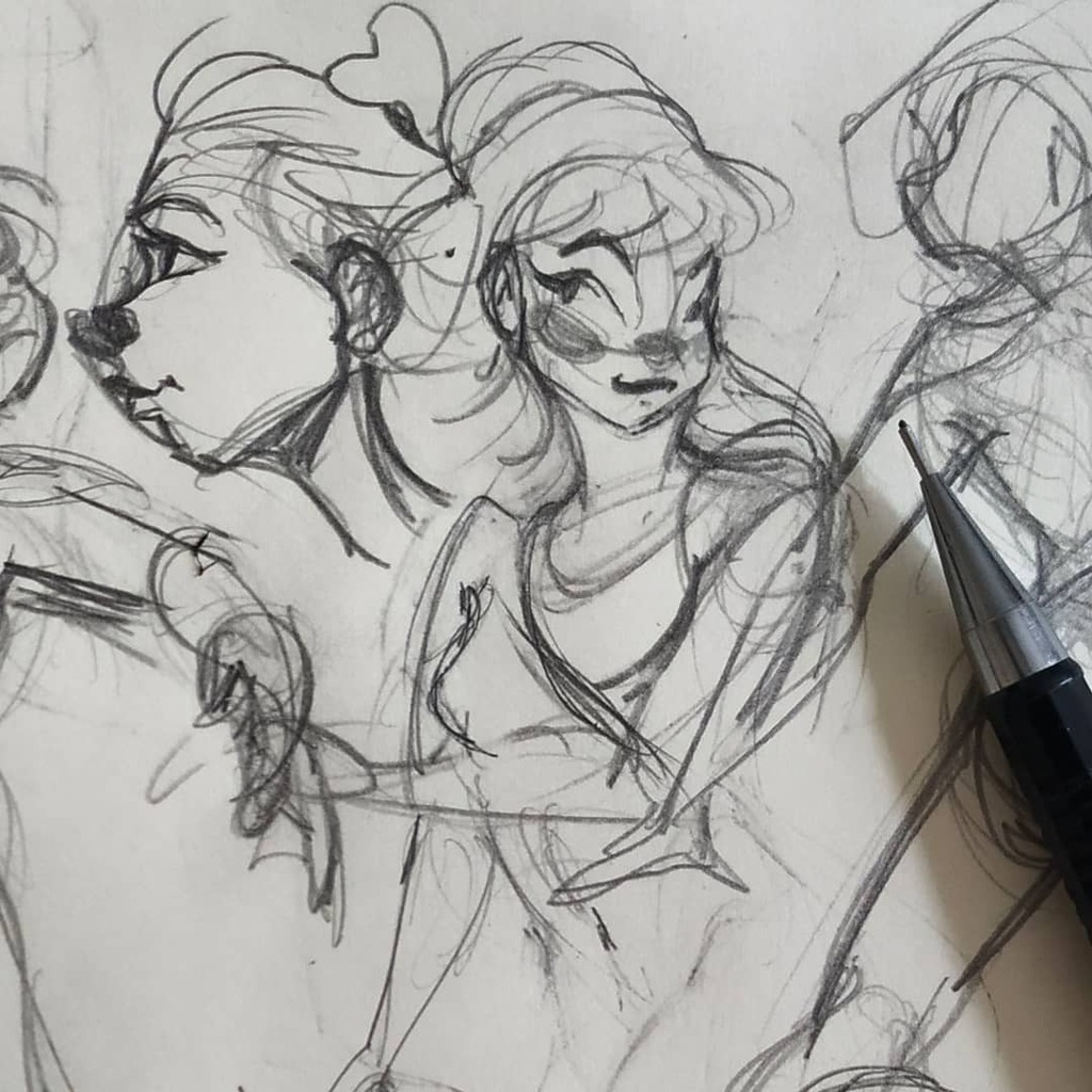 EccentricPencil's tweet photo. Doodling around on breaks :)
.
.

#sketchbook #pencilsketch #characterdesign #anatomysketches #blackwing #linework #anatomystudies #gesture #expressionsketch #cartoon #dessinateurs #traditionalart #inktober2020  #bodies #artistoninstagram #artsyaesthetic… https://t.co/gyVnUCSDp4 https://t.co/ZDbIBkwakj