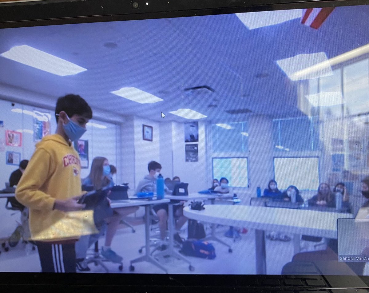 SandyVanzants's tweet photo. 3rd period MOCK TRIAL — The narrator was declared INSANE, but both sides did an awesome job! https://t.co/yDM7yrUNnV