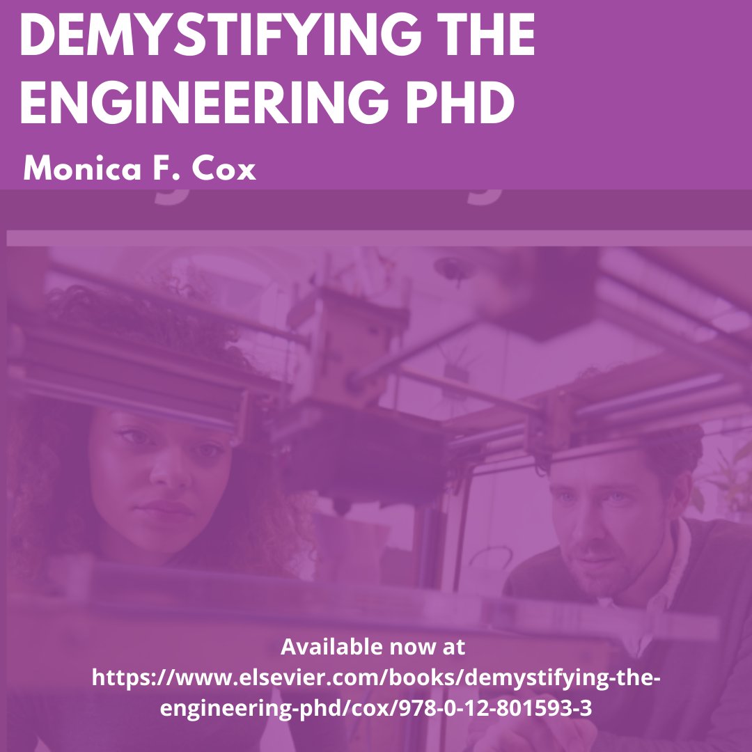 DrMonicaCox's tweet image. Engineering PhD holders who worked in academia, industry, industry and then academia, and academia and then industry shared their perspectives with my research team and me. Read more in my new book. #PhDChat