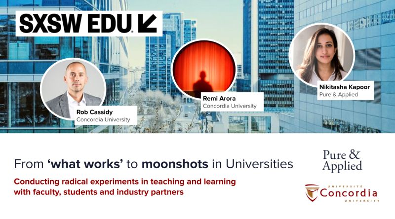 CUteachlearn's tweet image. Please vote for CTL Director's, @robcassidy_ed , South by Southwest EDU presentation proposal at lnkd.in/dFjXB5f
If selected they will talk about @Concordia 's experiment in innovating higher ed through our Lab for Innovation in Teaching and Learning (LITL).