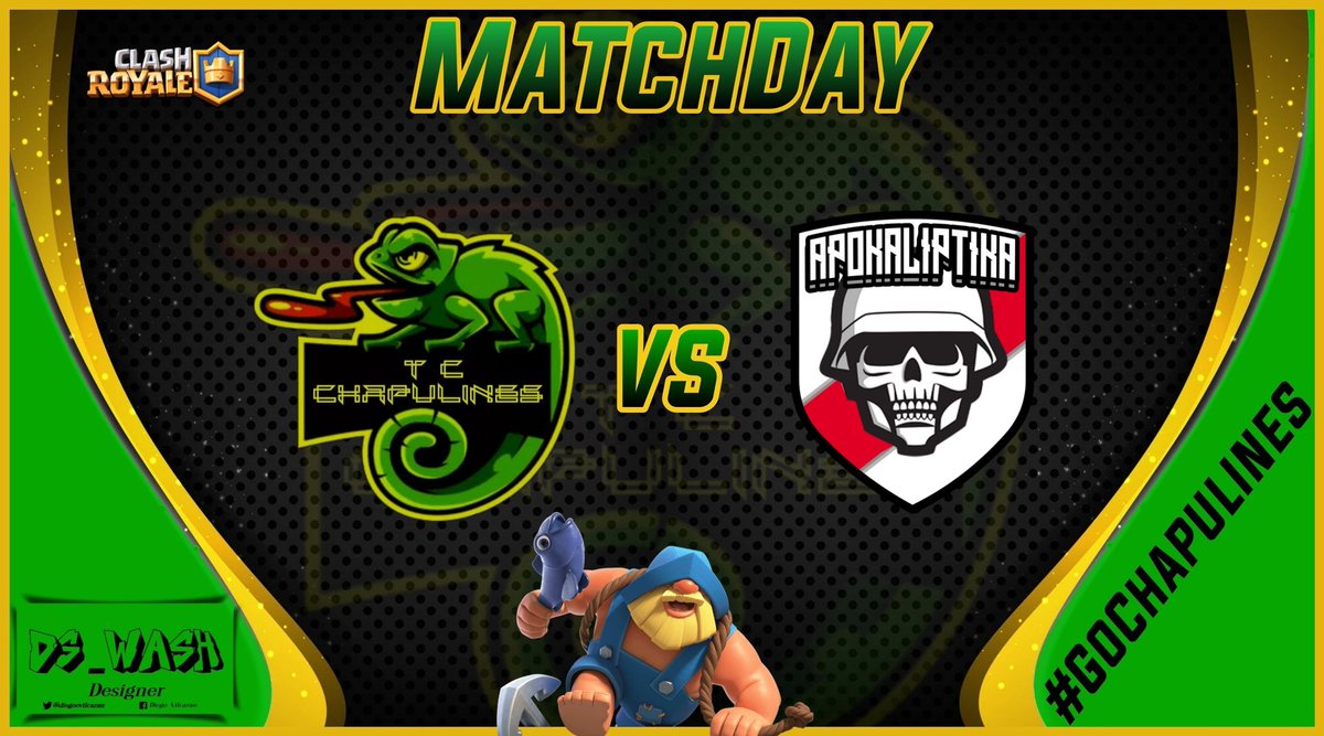🚨🚨Game Day🚨🚨

🏆: <a href="/cup_latins/">Latins Cup</a> 
🆚️: <a href="/APOKALIPTIKACR/">APOKALIPTIKA E.C. 💀</a> 
⏰: 7:00 pm 🇲🇽 / 8:00 pm 🇨🇴🇵🇪
#gochapulines #chapulineando