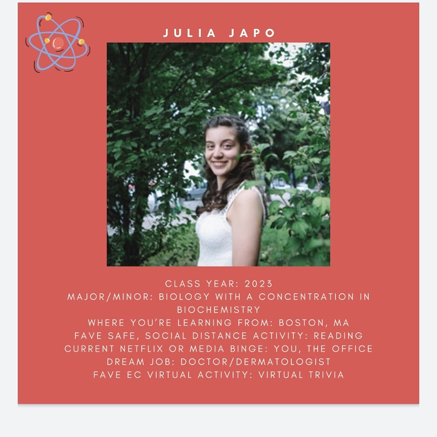 Learn more about Julia Japo, one of our Math/Chem tutors! #TutorSpotlight