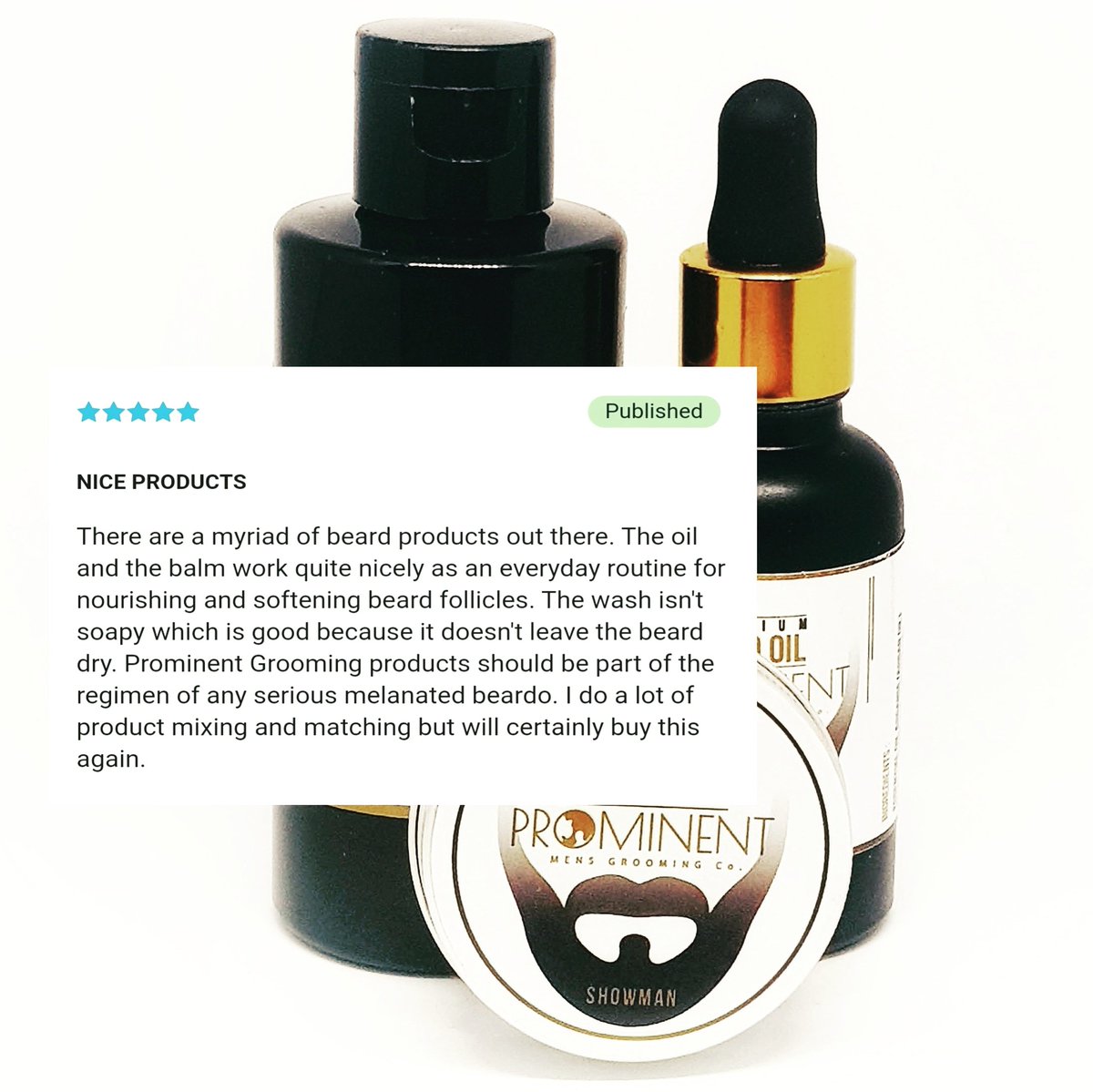 ThePMGC's tweet image. We Always Love 5⭐ Reviews 
#BeardGang #bearded #beardkit