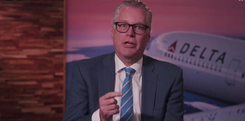 Right now, <a href="/Delta/">Delta</a> CEO Ed Bastian is speaking at #HCIC2020!