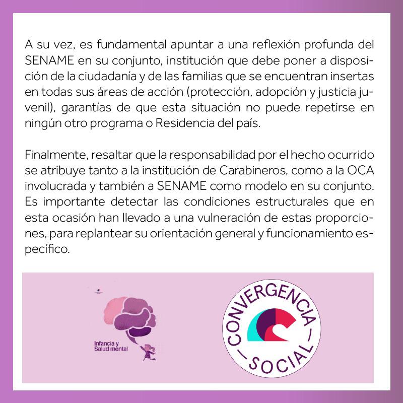 Comunicado de <a href="/cosameni_cs/">Comisión de Salud Mental y Niñez CS</a> respecto a la vulneración de derechos perpetrada por <a href="/Carabdechile/">Carabineros de Chile</a> en Residencia Carlos Mecera de Talcahuano.