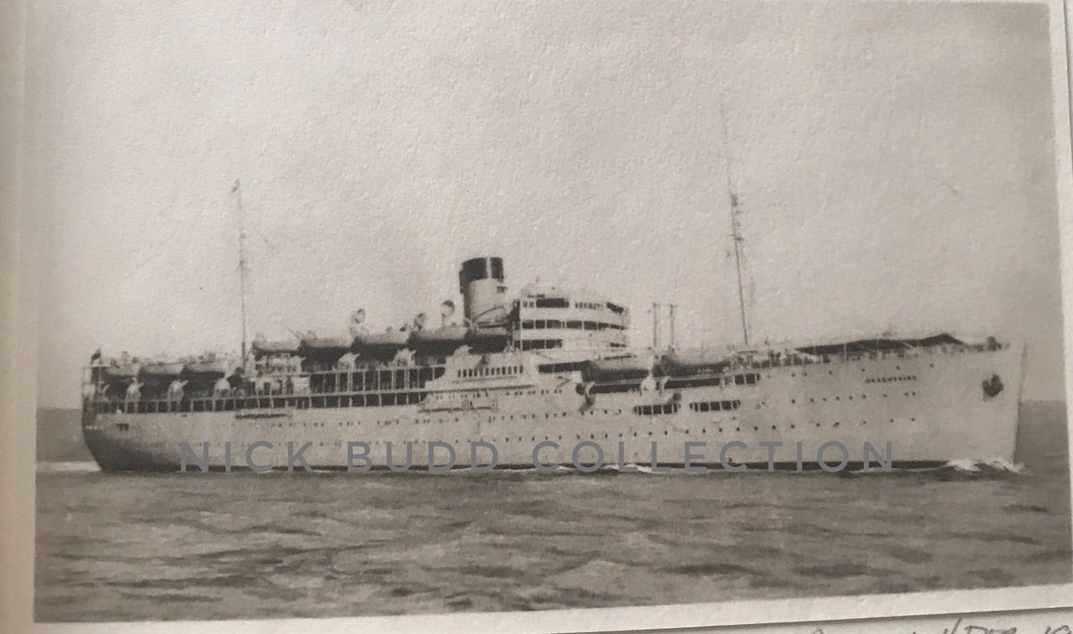 Time to go home. Pic 1-2 - MV Devonshire, where Dad bunked on the deck when possible. Pic 3 - Harbour Gang at Port Sudan. Thanks for looking. End)