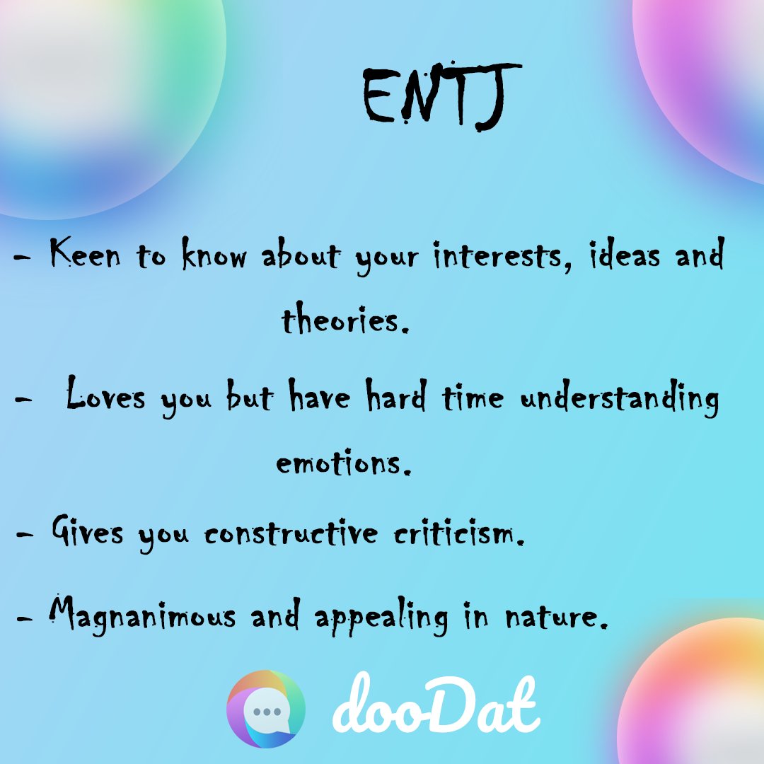 DooDatApp's tweet photo. Each personality as a friend ! 
ENTP, ENTJ, ENFP, ENFJ - Part - 2

#doodatapp #intj #intp #entj #entp #infj #infp #enfj #enfp #16personalities #mbtimemes #enfppersonality #infppersonality #enfjpersonality #entjpersonality #entpproblems #entppersonality #enfjmemes #entjmemes https://t.co/FWt57KgEm1