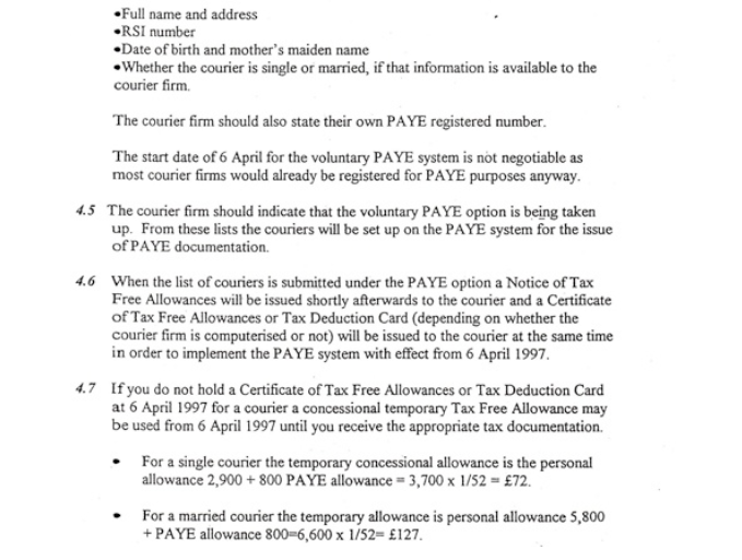 Revenue denies they entered into a bespoke agreement.I will post this bespoke arrangement now -