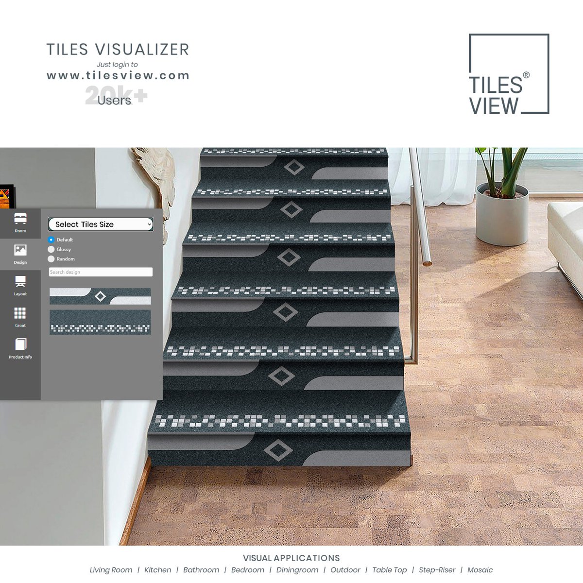 TilesVisualizer's tweet image. Sometimes you need to look at life from a different perspective.

#stepriser #tilesvisualizer #tilelayoutvisualizer #roomtilescataloguepdf #outdoortilevisualiser #ceramictilescatalogue #floortiles #tilesvisualizersoftware