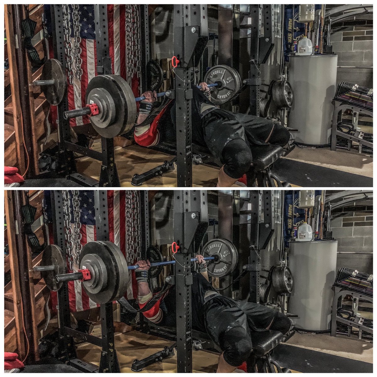 MorningLifter's tweet photo. Block bench is a great way to help push past a plateau on your bench press. It’s also a solid substitute to standard bench press if you have shoulder issues. Here’s an article that lists through the benefits of it 👇
📝 https://t.co/mRZjD5pZNO https://t.co/lSv537xuLH