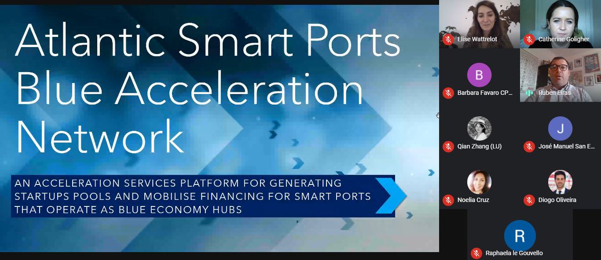 SAFERatlantic's tweet photo. Very busy morning at the #ASPC2020!
We are our workshop 'A #SAFER approach to #innovation in #aquaculture: How cooperation can support ports to become hubs of the #blueeconomy'!
After this come & stop by the #SAFERproject virtual booth to interact with some of our team members! https://t.co/KeRNEmrNsg