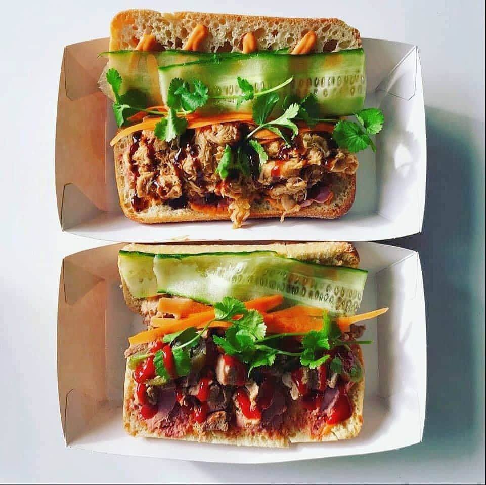 scoffpopup's tweet photo. People of #Clifton! We have a tasty lockdown treat for you later as #BanhWagon will be bringing #Vietnamese banh mi and rice pots to @allsaintsclift1 from 4pm! Check out the menu below #cliftonfood #scoffpopup #localtrader #bristoltakeaway #fridaynightsinbristol #bristollife https://t.co/vvDGGwhNF6