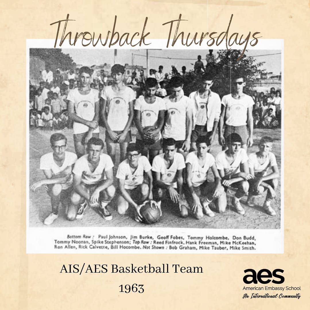 AESDelhi's tweet photo. Throwback Thursday - - - - - -
Joyful pursuit of excellence in athletics - 
Take a look at our AIS/AES boys basketball team in 1963! 
@aesdelhi #athleticsinschools #sports #schoolsofdelhi #internationalschool #expatsindelhi #internationalcommunity
#expatcommunity #education https://t.co/BICDGsyhZQ