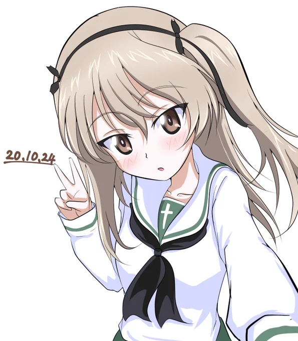 #無言で愛里寿ちゃんの絵を上げる 