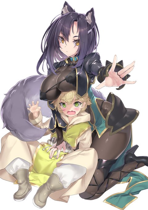 榊一郎先生@ichiro_sakaki著「おお魔王、死んでしまうとは何事か」のイラストを描かせて頂きました!身長差カップル尊い 