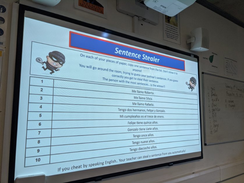 StMattMFL's tweet photo. Sentence stealer - amazing pronunciation from our Year 7s! @StMattAcad #mfltwitterati https://t.co/jvmILVM8o7
