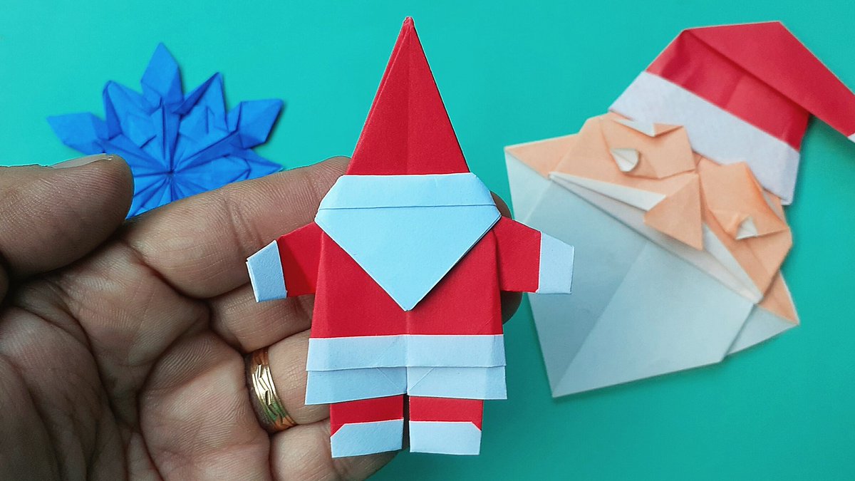 sarjigami's tweet photo. SANTA CLAUSE ORIGAMI (TUTORIAL)
https://t.co/AMuqwbC1W0
.
.
#artoftheday #papier #paperdecor
#coolart #artspotlight #artdaily #artistoninstagram #manualidades
#cocotologia #Origami #Origamiart #paperartist #paperflorist #origamifun #beautiful #diycraft #bigorigami #artph https://t.co/bxZY29NxRf