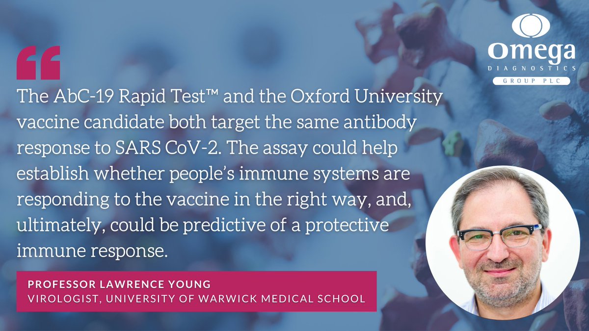 CNS_PLC's tweet photo. Testing will scale up as new vaccines come on-stream

➡️https://t.co/HF4dKmwdo4

Antibody testing will be a critical component in assessing an individual's immune response to vaccines, and in determining whether or when follow-up vaccines/boosters will be needed.

#ODX https://t.co/OziiwfPTPM
