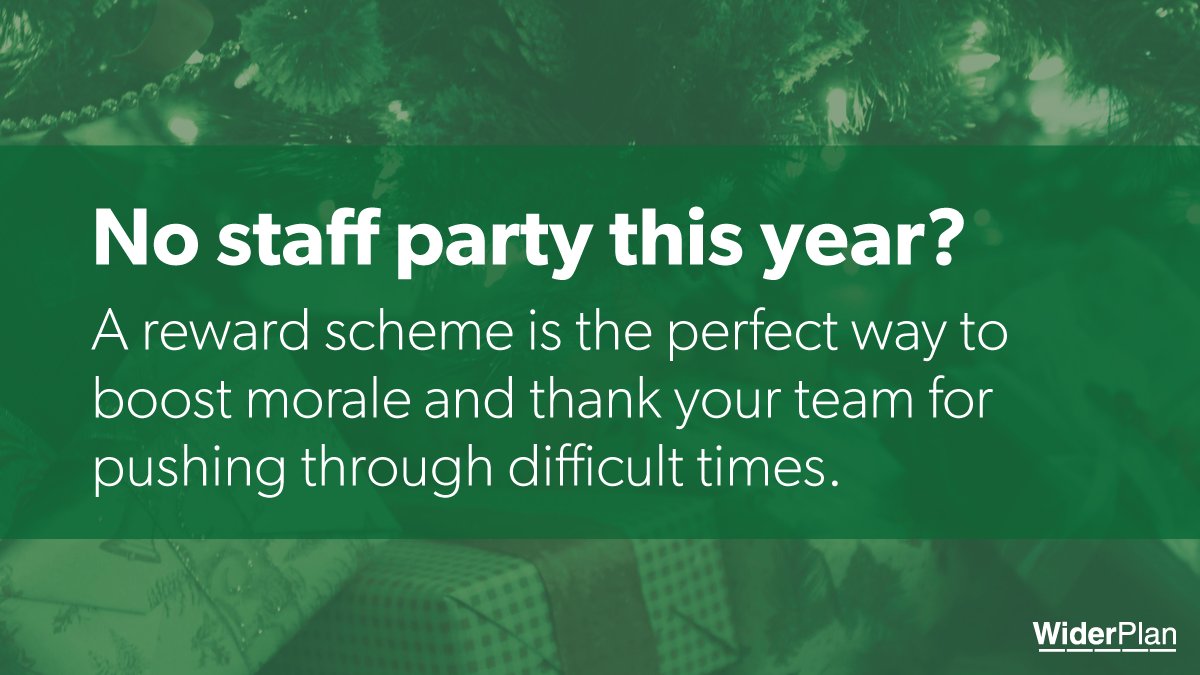 widerplan's tweet photo. You may not be able to have a Christmas party this year but you can still spread some joy throughout your organisation.

Reward Now offers a variety of gift solutions for all tastes and budgets to help you celebrate your team.

https://t.co/91RTCwO1QD

#SME #HR #employeebenefits https://t.co/aqqihAMKih