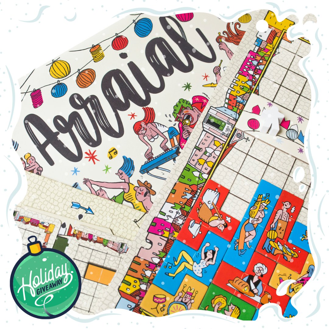 Pandasaurusgame's tweet photo. 🎄 Day 4 of Holiday Panda-monium giveaways - ARRAIAL 🎄

In Arraial, players organize their own festivals and invite party-goers to their town board. Whoever attracts the greatest number of partiers will win the game!

🎅🏽 👉  Enter here: https://t.co/ZCJai7WXZy https://t.co/Dh5m5bCJpk