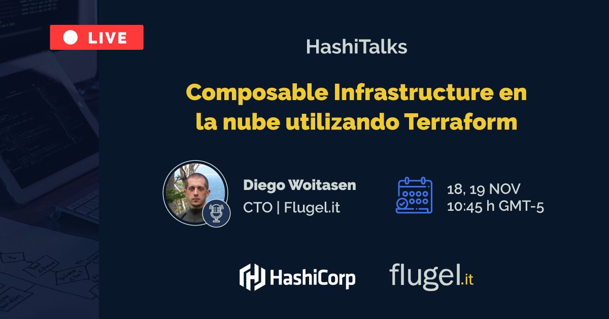 LuisVinay's tweet photo. Today's the day 👀! You still have time to register. Don't miss Diego at Hashitalks. 

➡️ https://t.co/s0q2NOsDdG

#Hashicorp #flugel #scaleinfrastructure #cloudinfrastructure #devops #composableinfrastructure https://t.co/Y7tpsE6s8c