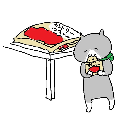 「飼い主のカントリーマァムお徳用を毎日一個づつパクっている魯山人 」|カレー沢　薫のイラスト
