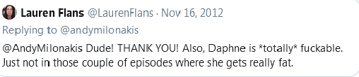 DoxRacists's tweet photo. @LaurenFlans Don't be surprised at Lauren Flans being a shitty person. She's been showing her true colors for a while. 
#fatphobic https://t.co/oKmmpxyZCm