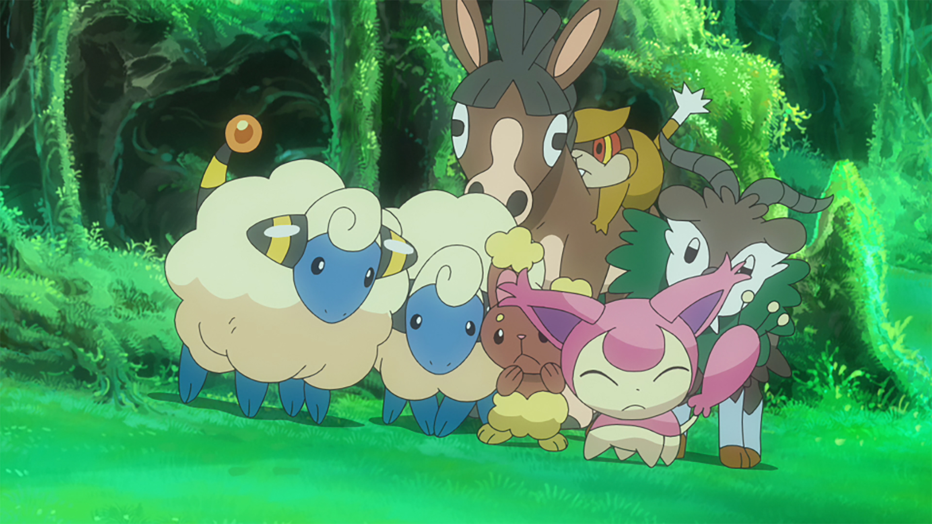 アニメ ポケットモンスター 公式 アニポケ ハイライト 第46話 セロアイランドの水辺で サトシ と ゴウ が出会った 双子の メリープ エネコ ミミロル ミネズミ メェークル ドロバンコ 仲良くじゃれあう姿が可愛かったですね T Co