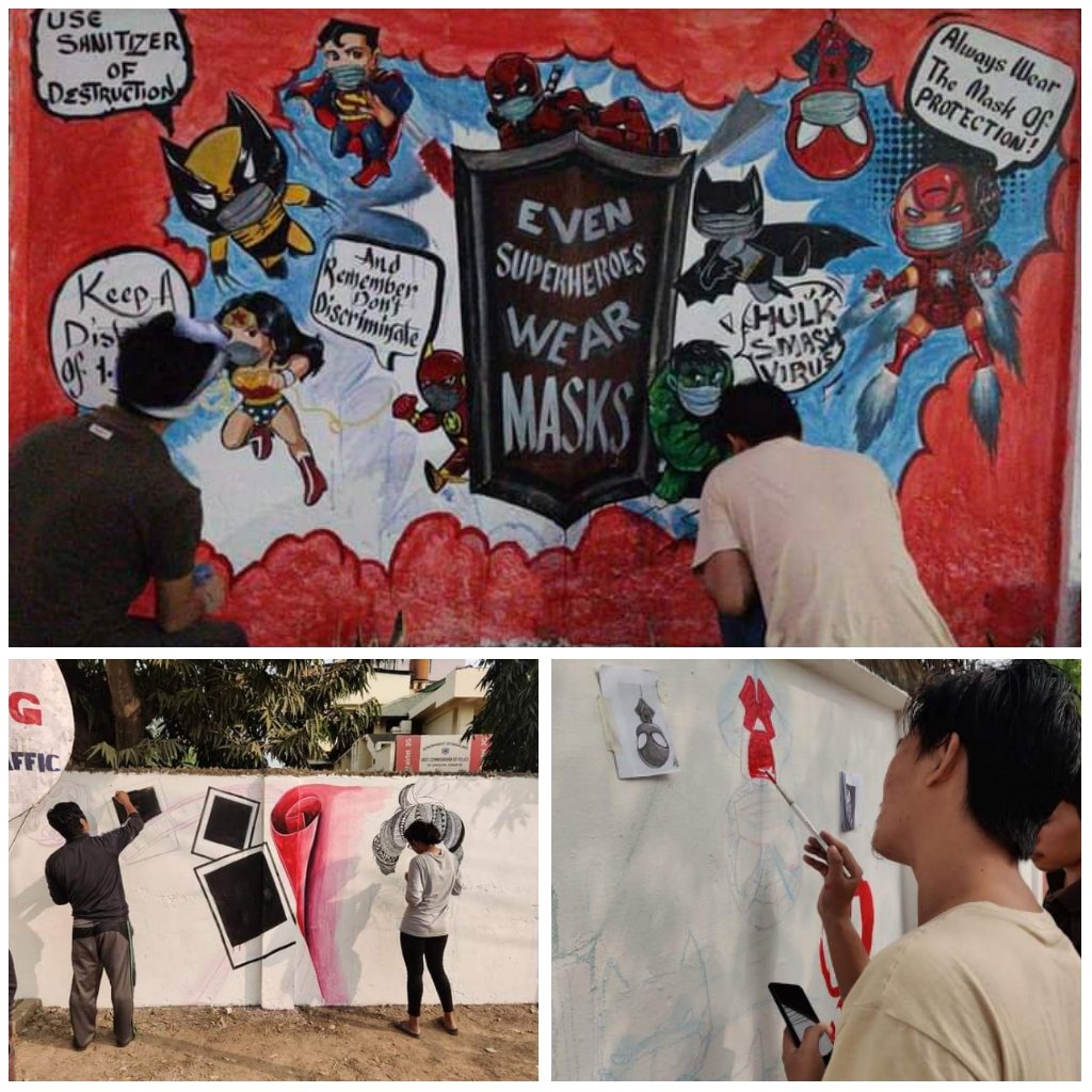 WeTheNagas on X: Dimapur Municipal Council (DMC) in collaboration with  Providence Institute of Design & Media, painting walls with creative art in  view of Covid19. #Nagaland #WeTheNagas #Dimapur #Kohima   / X