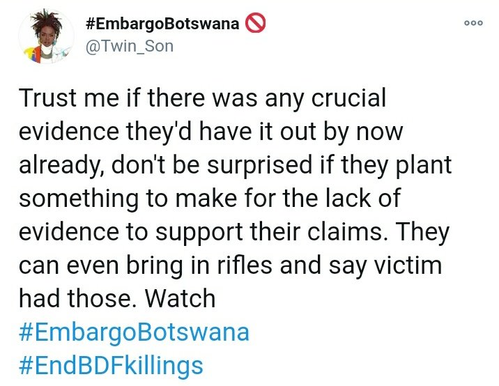 Twin_Son's tweet photo. Here we go fam, we have arrived
#EndBDFkillings
#EmbargoBotswana https://t.co/k03NgPM0cs