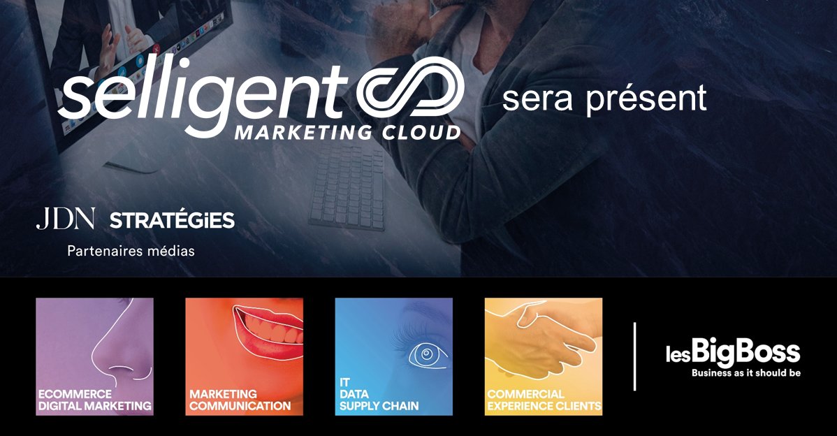 🗓️La #WinterEdition2020 @lesBigBossOff est au format digital cette année !
⏰RDV le 11 décembre et échangeons sur vos projets de marketing automation !

Inscrivez-vous vite  👉 bit.ly/3nDERuS

#DigitalMarketing #ExpérienceClient #AI #CDP #EmailMarketing